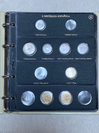 Álbum Monedas República Española