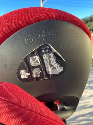 Silla coche Cybex Isofix Roja