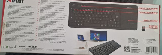 Tastiera Touchpad Wireless Trust