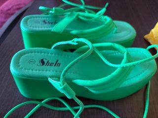 Sandalias Shein Verdes Talla 39