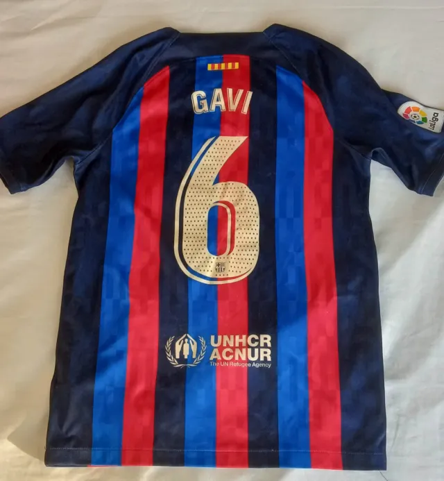 Camiseta Niño/a FC Barcelona 22/23 Nike Gavi.