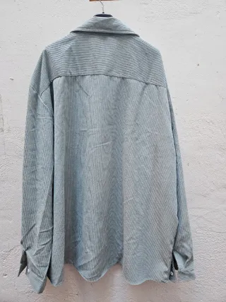 Camisa pana turquesa Shein 5XL