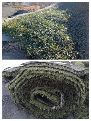Césped reciclado