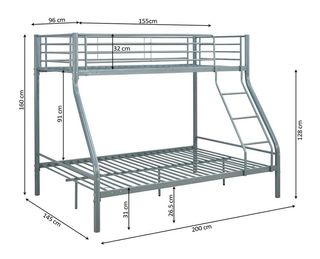 HERMOSA LITERA MATRIMONIAL + COLCHONES