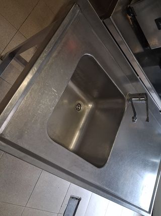 Fregadero industrial acero inoxidable