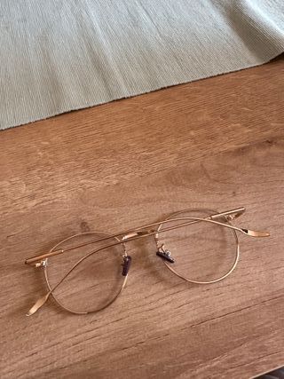Gafas Tijn Eyewear sin graduar doradas nuevas