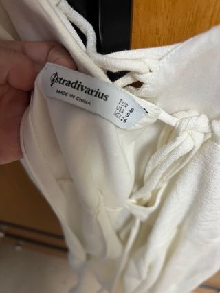 Mono blanco tirantes cruzados