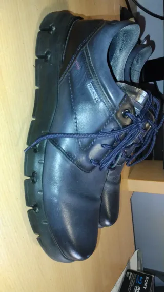 Zapatos Pikolinos Piel Azul Marino