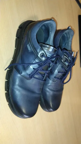 Zapatos Pikolinos Piel Azul Marino