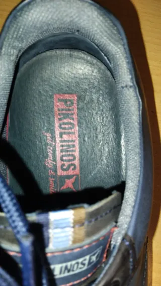 Zapatos Pikolinos Piel Azul Marino