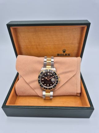Vintage Rolex GMT-Master II 16713 Acero y Oro 