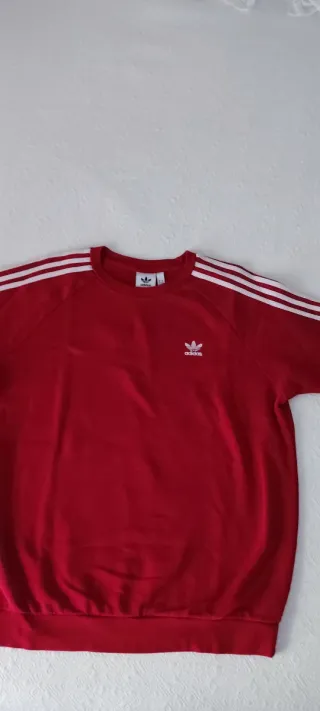 Sudadera Adidas Roja Hombre