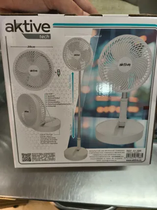 Ventilatore portatile ricaricabile Aktive Tech