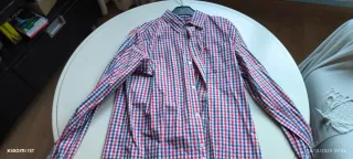 Camisa de cuadros manga larga. Freestyle. Talla 14