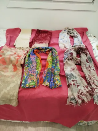 Pañuelos y fulares de colores