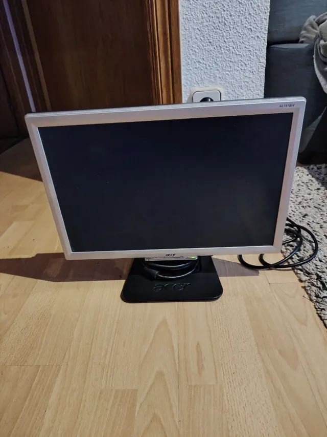 Monitor Acer AL1916W Negro/Plata