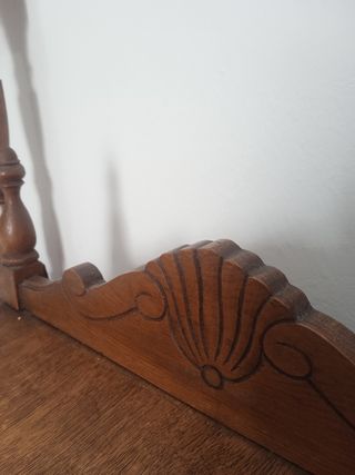 Dos camas vintage madera años 70 190cm