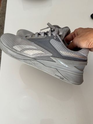 Zapatillas Reebok Nano CrossFit Grises Blancas