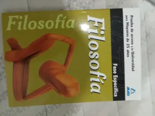 Filosofía fase general Acceso a la universidad 