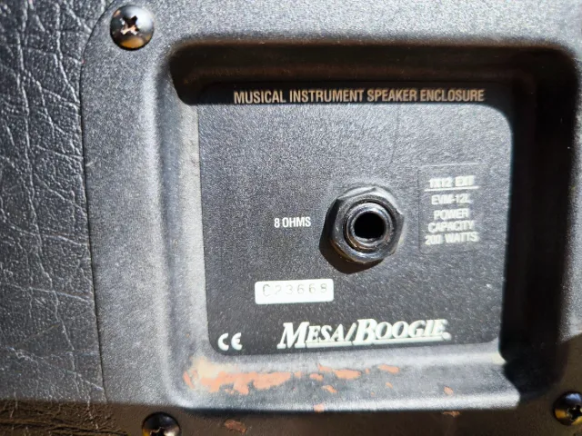 Mesa Boogie 1x12 Cabinet con EVL