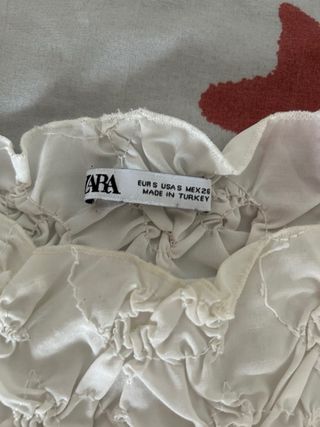 Camiseta Zara Blanca Talla S