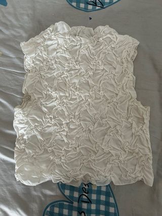 Camiseta Zara Blanca Talla S