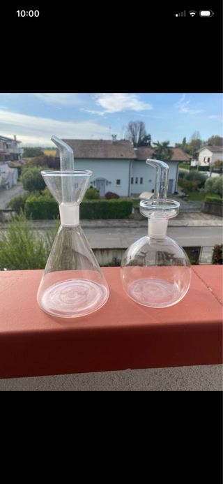 Set 2 bottigliette olio e aceto