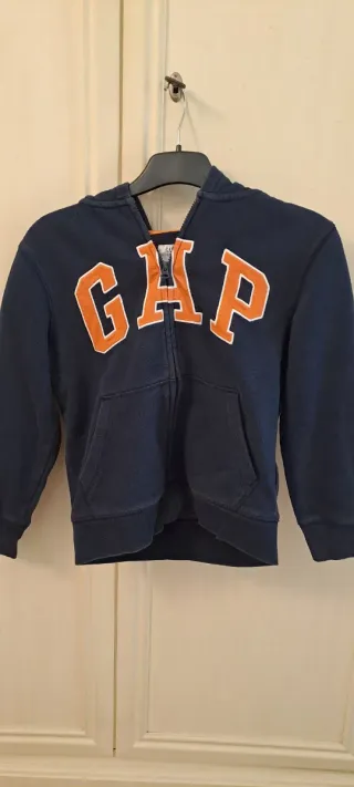 Felpa bambino GAP blu con zip