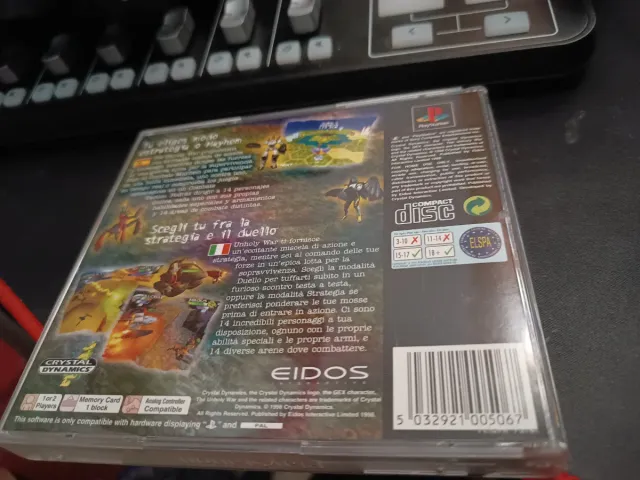 The Unholy War PSX PAL-ESP