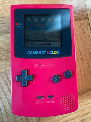 Nintendo Game Boy Color Rojo + Funda