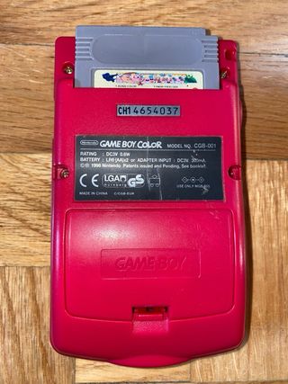 Nintendo Game Boy Color Rojo + Funda