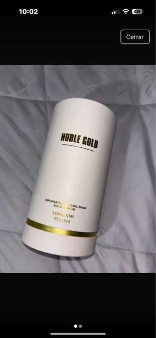 Perfume Noble Gold Mujer