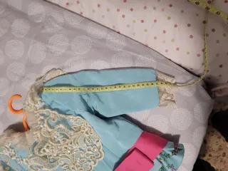 Traje Fallera Niña Azul