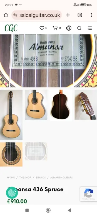 Guitarra Flamenca Almansa 436 sin estrenar