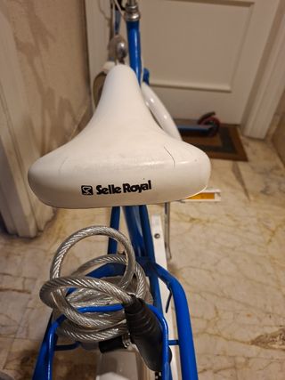 Bicicleta BH Bolero Azul y Blanca