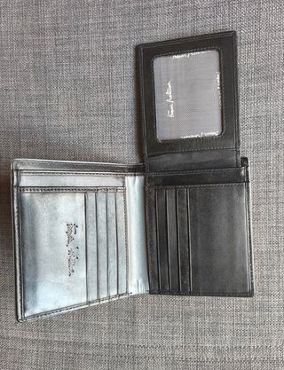 Cartera Francis Montesinos Piel Negra NUEVA
