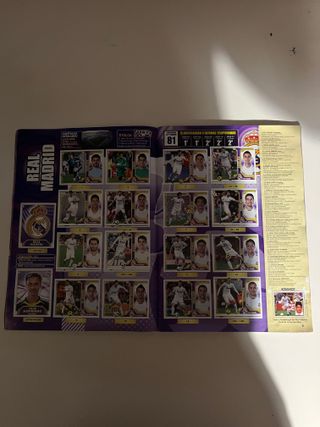 Álbum Panini Liga BBVA 2011-2012 Completo