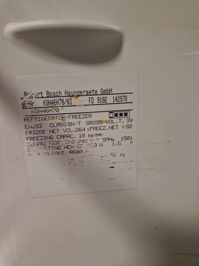 Frigorífico Bosch - A VECES PIERDE FRÍO EL FRIGO