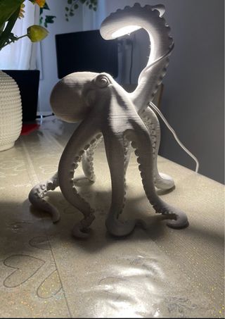 Lampada Octopus 3D LED USB