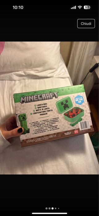 Porta pranzo Minecraft