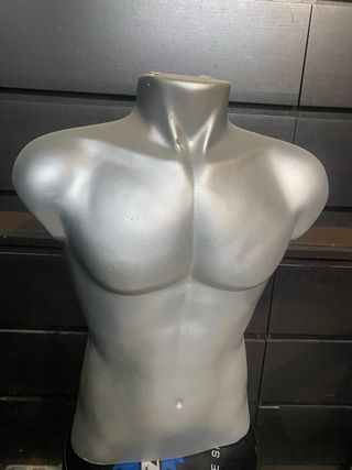 Maniquí Torso Hombre Gris