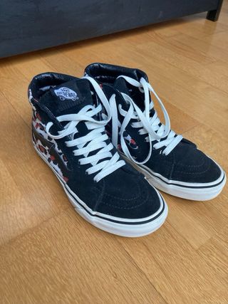 Vans SK8-Hi Leopardo Negro Rojo