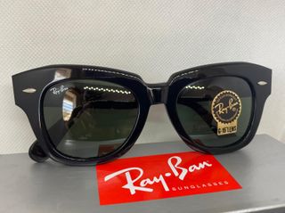 GAFAS DE SOL RB STATE STREET NEGRO/VERDE