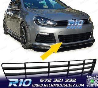 REJILLA PARAGOLPES VOLKSWAGEN VW GOLF 6 5K1 09-13 R20 NEGRO