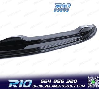 SPOILER LIP BMW E90 E91 05-08 PACK M NEGRO BRILLO