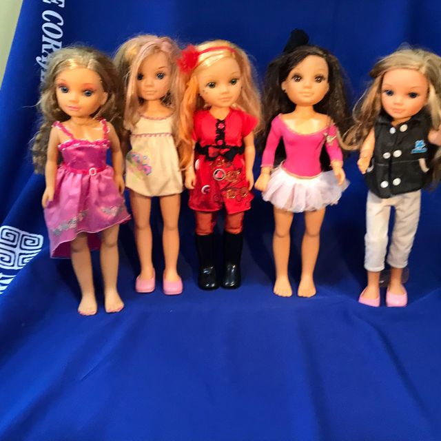 Lote de 5 Muñecas Nancy