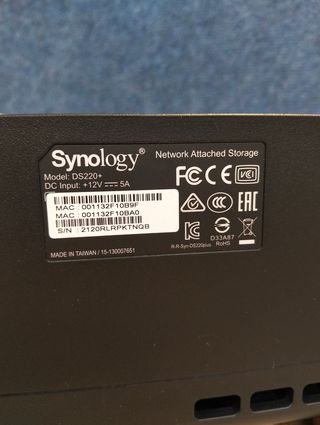 Synology DS220+ NAS - 2 bahías