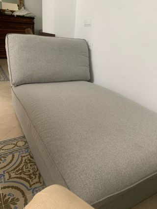 Chaiselongue Kivik Ikea Gris Tela