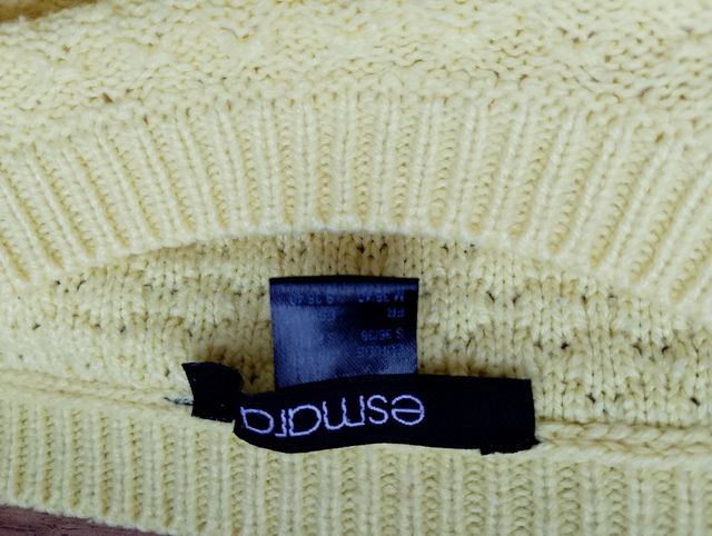 Jersey Esmara amarillo punto talla S