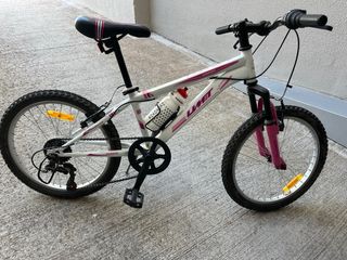 Bicicleta Umit 20 XR-200 Niños Blanca/Rosa